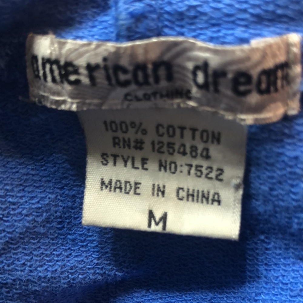 American Dream Hoodie Zip Up Jacket Boys Medium - Picture 7 of 7